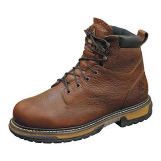ROCKY 5693 11W Work Boots, Pln, Mens, 11W, Bridle Brown, 1PR