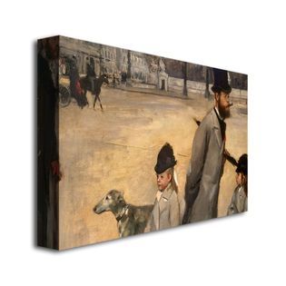 Trademark Fine Art 35x47 inches Edgar Degas Place De La Concorde