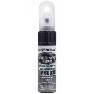 Rust Oleum Automotive 0.5 oz. Storm Gray Scratch and Chip Repair Marker (Case of 6) GM60038A