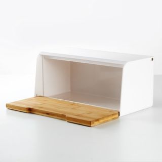 Umbra Slice Bread Box with Built In Bamboo Cutting Board