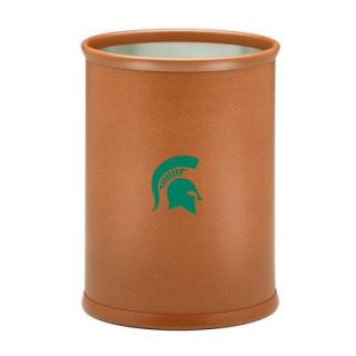 Kraftware 13 in. Michigan State Basketball Texture Oval Trash Can 22876