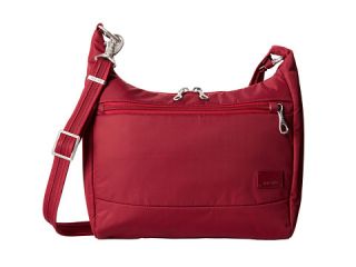 Pacsafe Citysafe CS100 Anti Theft Travel Handbag Cranberry
