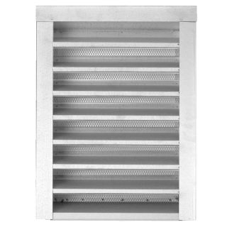 CMI 14 in x 24 in Silver Rectangle Steel Gable Vent