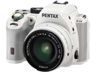 PENTAX K S2 12073 White 20.12 MP Digital SLR Camera With 18 50mm Lens