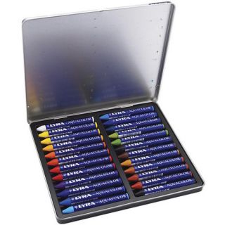 Lyra Aquacolor High pigmented Water soluble Crayons (Pack of 24)