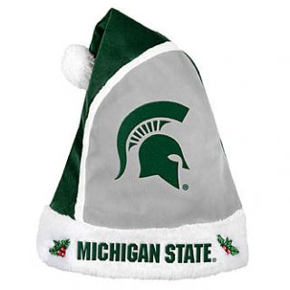 Forever Collectibles NCAA 2015 Michigan State Spartans Santa Hat