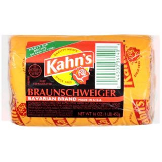 Kahn's Bavarian Brand Braunschweiger, 16 oz