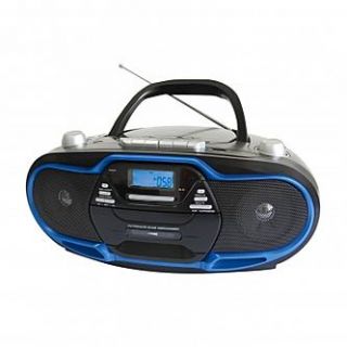 Supersonic Portable MP3/CD Player Blue   TVs & Electronics   Portable