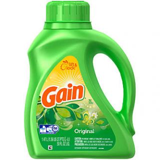 Gain Liquid Laundry Detergent, Original, 32 Loads 50 Fl Oz Laundry 50