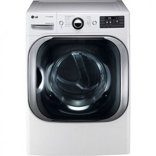 LG 9 Cu. Ft. Mega Capacity Gas Dryer with TrueSteam Technology   White   7884599
