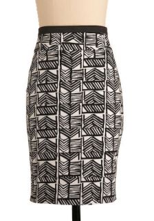 Ink Pen and Pencil Skirt  Mod Retro Vintage Skirts