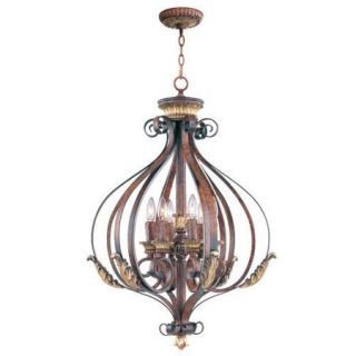 Livex Lighting Villa Verona 6 Light Foyer Pendant