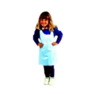 Baumgartens Plastic Disposable Youth Apron   16 x 36 inch   Pack 100