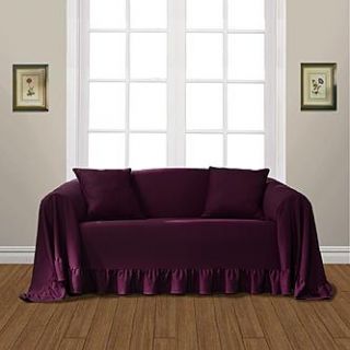 United Curtain Company Westwood Duck Cloth Loveseat Cover   Home