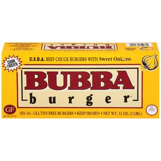 Bubba Burger Beef Chuck with Sweet Onions Burgers 32 OZ BOX   Food