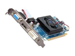 SAPPHIRE Radeon HD 6450 DirectX 11 100321DDR5OCL 512MB GDDR5 PCI Express 2.1 x16 HDCP Ready Video Card