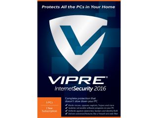 ThreatTrack Security Vipre Internet Security 2016 1PC 1 Year   Download