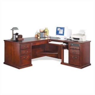 Huntington Club L Shaped Executive Desk by kathy ireland Home by