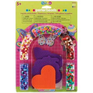 Perler Fun Fusion Fuse Bead Activity Kit Cupcakes & Butterflies   Home