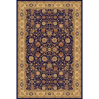 Rugs America New Vision Rectangular Blue Floral Woven Area Rug (Common: 8 ft x 10 ft; Actual: 7.83 ft x 10.83 ft)