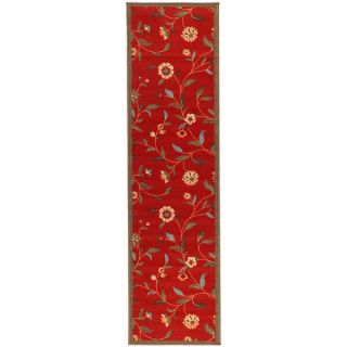 Prestige Collection Red Traditional Persian All Over Patern Design