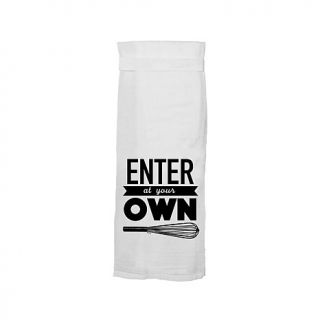 Twisted Wares Hang Tight Towel™ with Sewn in Loop Tea Towel   Enter At Yo   7970753