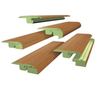 FasTrim Cherry Block 1.06 in. Thick x 1.77 in. Wide x 78 in. Length 5 in 1 Laminate Molding 903911