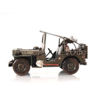 Green 1940 Willys Overland Jeep 1:12 Scale Model   16358307