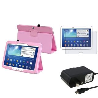 INSTEN Tablet Tablet Case Cover/ Charger/ LCD Protector for Samsung