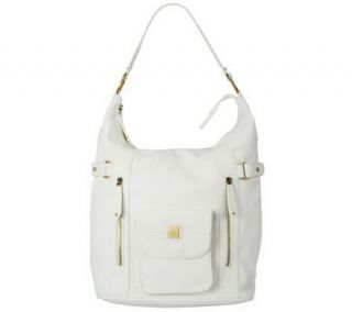 V Couture by Kooba Tyler Hobo Bag with Front Snap Pocket —
