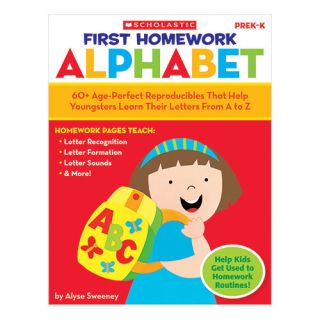 First Homework Alphabet Gr Pk K Book by Scholastic