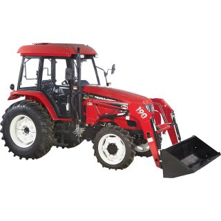 NorTrac 70XT 70 HP 4WD Tractor with Front End Loader — with Ag. Tires  70 HP Tractors