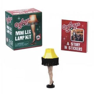 A Christmas Story Mini Light Up Funny Leg Lamp Kit Movie X Mas Stocking Stuffer