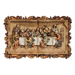 Ore International 28H LAST SUPPER PLAQUE   Home   Home Decor   Wall