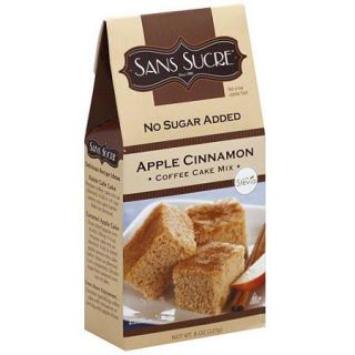 Sans Sucre Apple Cinnamon Coffee Cake Mix, 8 oz (Pack of 6)