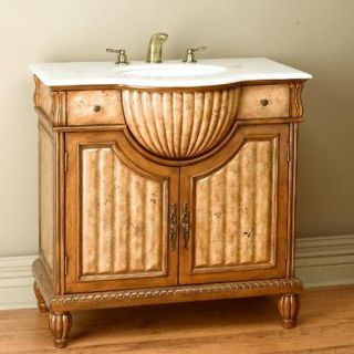AA Importing 36'' Single Ornate Bathroom Vanity Set