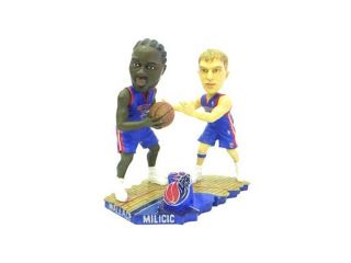 Detroit Pistons Milicic & Wallace Forever Collectibles Bobble Mates
