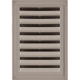 Builders Edge 12 in. x 18 in. Rectangle Gable Vent #008 Clay 120061218008