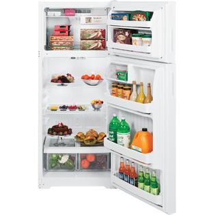 GE  18.1 cu. ft. Top Freezer Refrigerator   White ENERGY STAR®