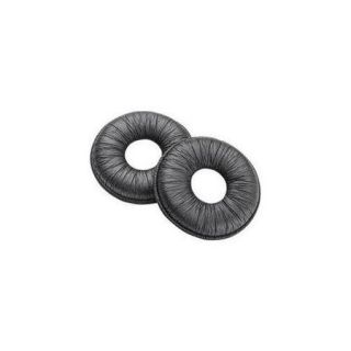 Plantronics Supraplus Doughnut Ear Cushion   Black   Leather   Ear Cushion (6771201)
