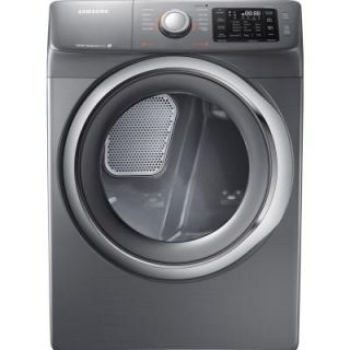 Samsung 7.5 cu. ft. Electric Dryer with Steam in Platinum DV42H5200EP