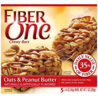General Mills Oats & Peanut Butter Chewy Bars 7 OZ BOX   Food