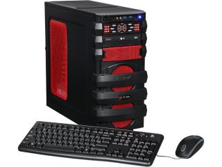 CybertronPC Desktop PC Unleashed R7 (Red) AMD FX Series FX 6300 (3.50 GHz) 8 GB DDR3 1 TB HDD 8 GB SSD Windows 10 64 Bit