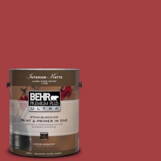 BEHR Premium Plus Ultra 1 gal. #P140 7 No More Drama Matte Interior Paint 175301