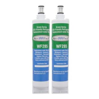 AquaFresh WF285 Whirlpool 4396508 and 4396510 Comparable Refrigerator Water Filter (2 Pack) AQUAFRESH WF285 2PK