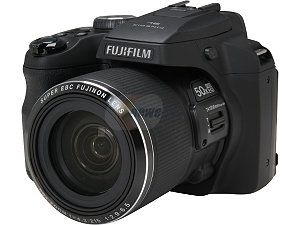 FUJIFILM FinePix SL1000 Black 16.2 MP 50X Optical Zoom 24mm Wide Angle Digital Camera HDTV Output