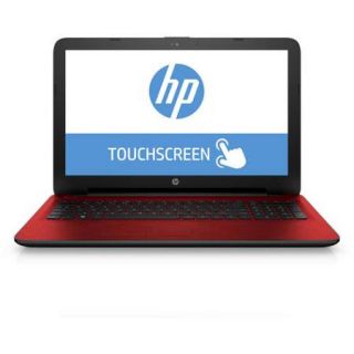 HP (Assorted Colors) 15.6" Laptop PC with AMD Quad Core A6 6310 Processor, 4GB Memory, Touchscreen, 500GB Hard Drive and Windows 10 Home