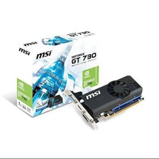 Msi N730k 1gd5lp/oc Geforce Gt 730 Graphic Card   1.01 Ghz Core   1 Gb Gddr5 Sdram   Pci Express 2.0 X16   Low profile   5000 Mhz Memory Clock   4096 X 2160   Fan Cooler   Directx (n730k 1gd5lp oc)