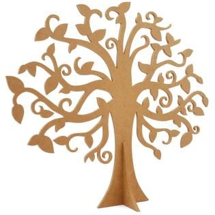 Beyond The Page MDF Large Family Tree 17.75X15.625   Home   Crafts