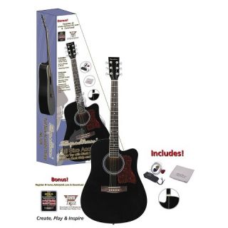Spectrum Cutaway Acoustic Guitar   Black (AIL 128)